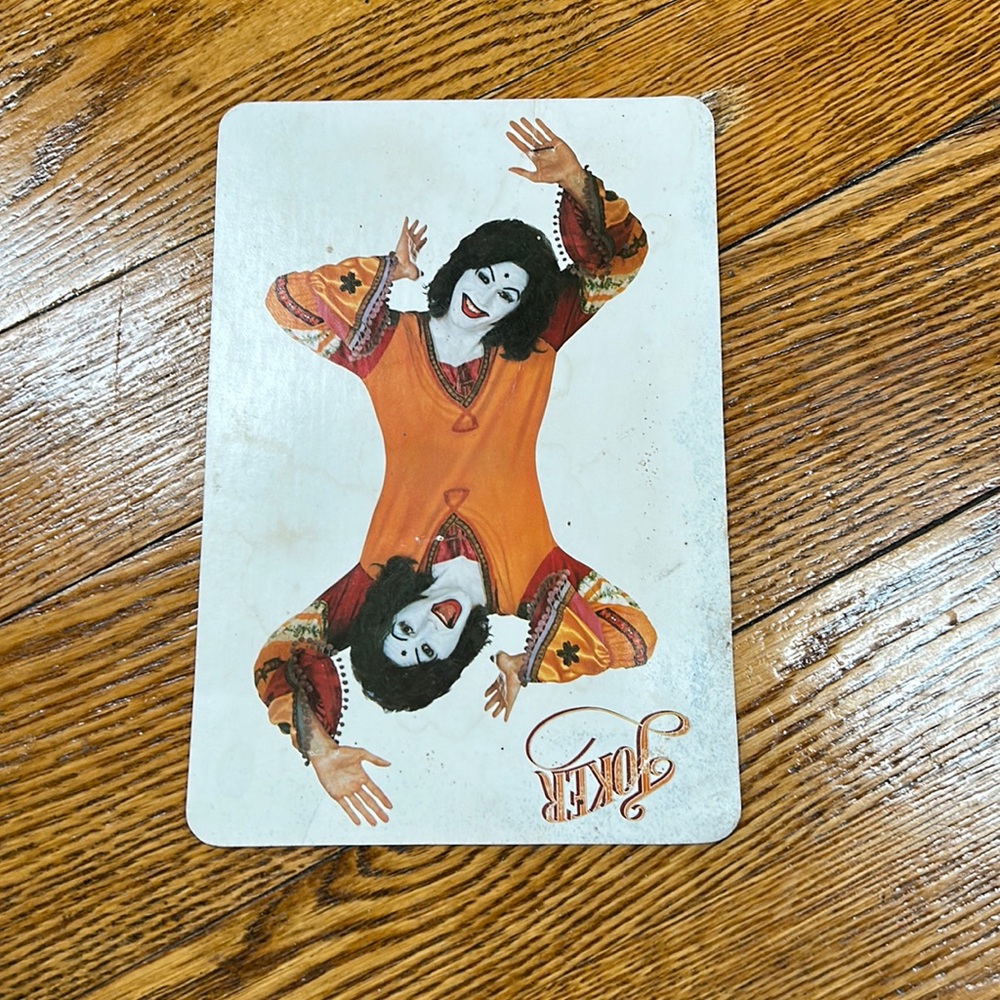 Vintage Three Dog Night Joker card from album.  Card only, vintage 1972
